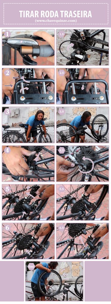 Como tirar roda traseira